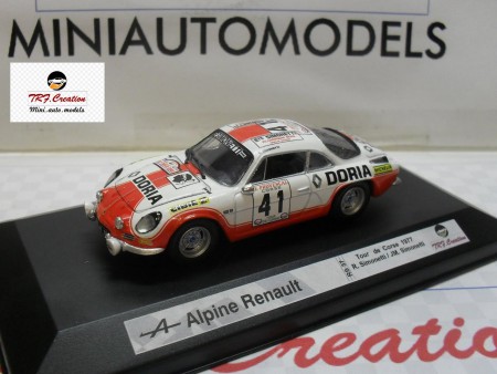 Renault   Alpine A110   Tour de Corse   1977  Simonetti   Ref. RS37  Edition Limitee  50 Exp.  tarif  60 euros