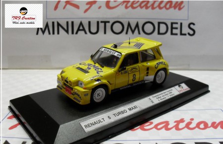 Renault  5  Turbo  Maxi  Chanpionnat des Canaries Rallye sur terre 1988  S. Alvares /  F. Arisco  Ref. RS44  tarif  70 euros