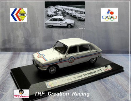 Renault 16 Jeux Olympiques 1972  Ref. RS.88  Tarif  45 euros (Modele epuisé)